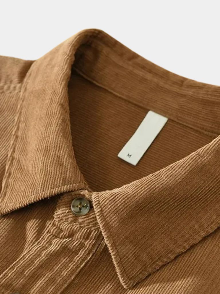 Camicia Casual in Velluto