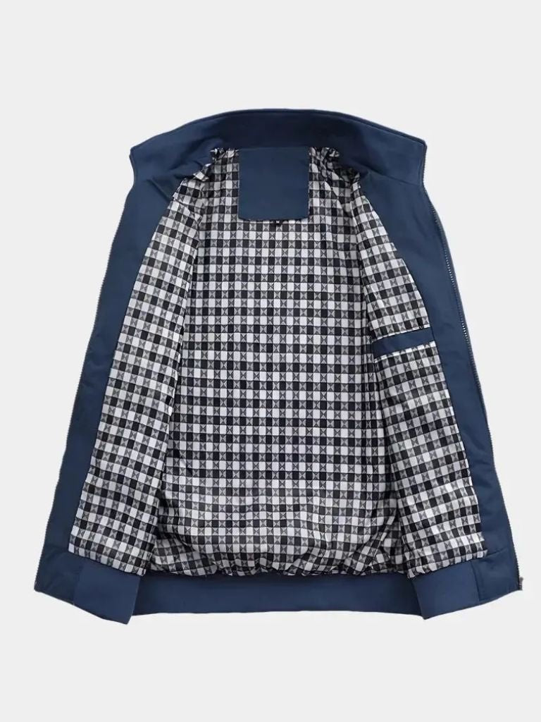 Giacca bomber casual effen
