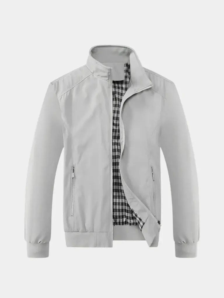 Giacca bomber casual effen