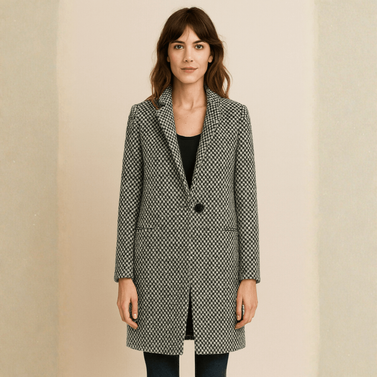 Claudia - Cappotto In Lana Elegante Per Autunno E Inverno