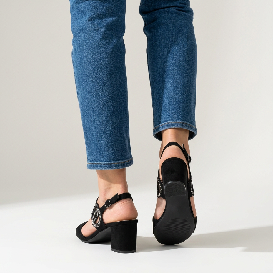 Gea - Sandalo comodo donna con tacco