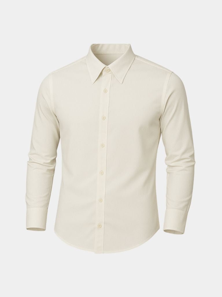 Elegante camicia con colletto a punta