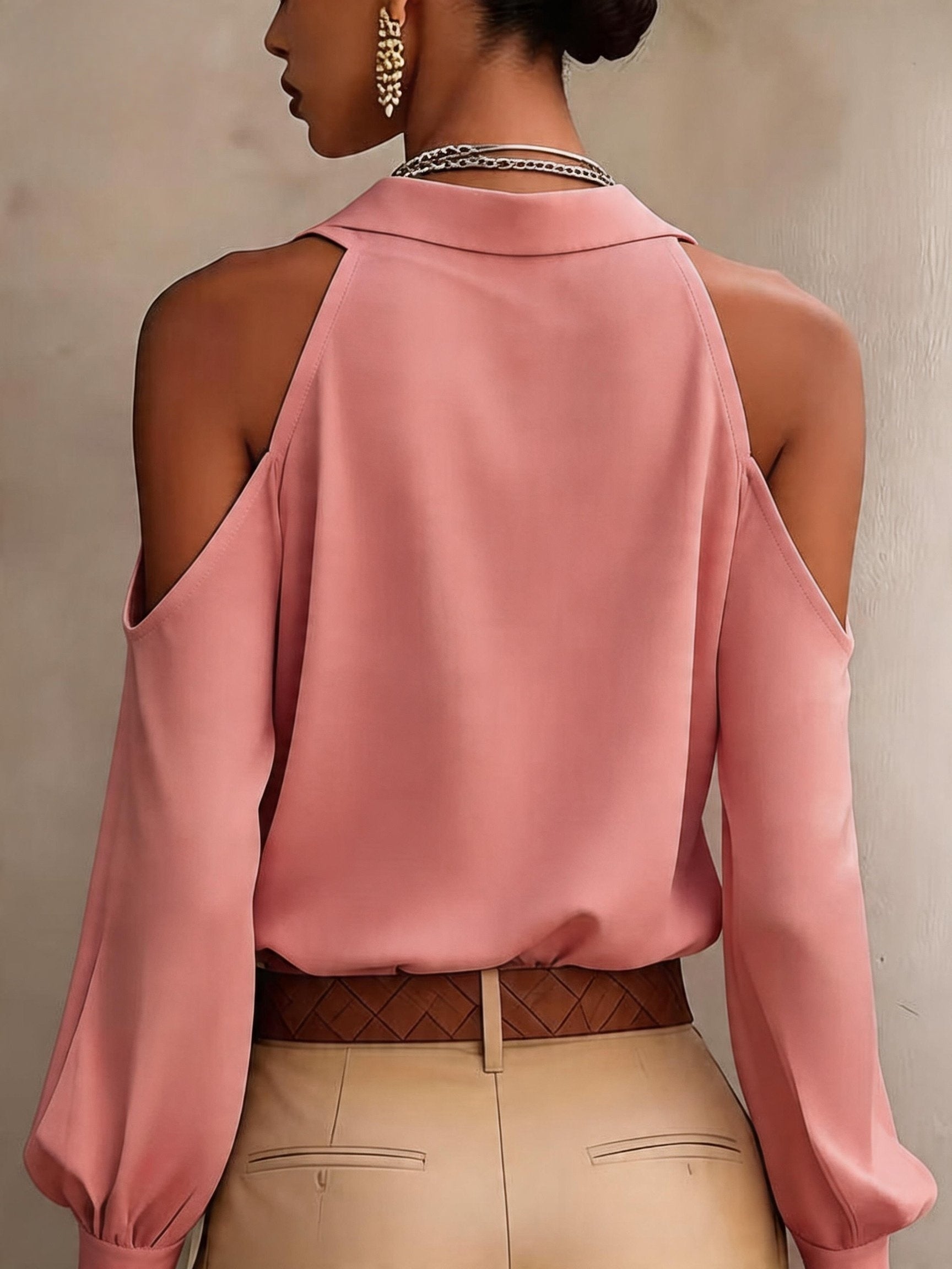 SOFIA™ | BLUSA ELEGANTE OPEN-SHOULDER DI RAVELLI MILANO