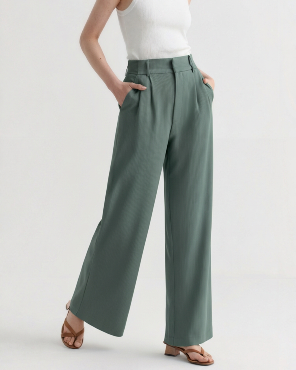 Pantaloni Serena a Gamba Larga
