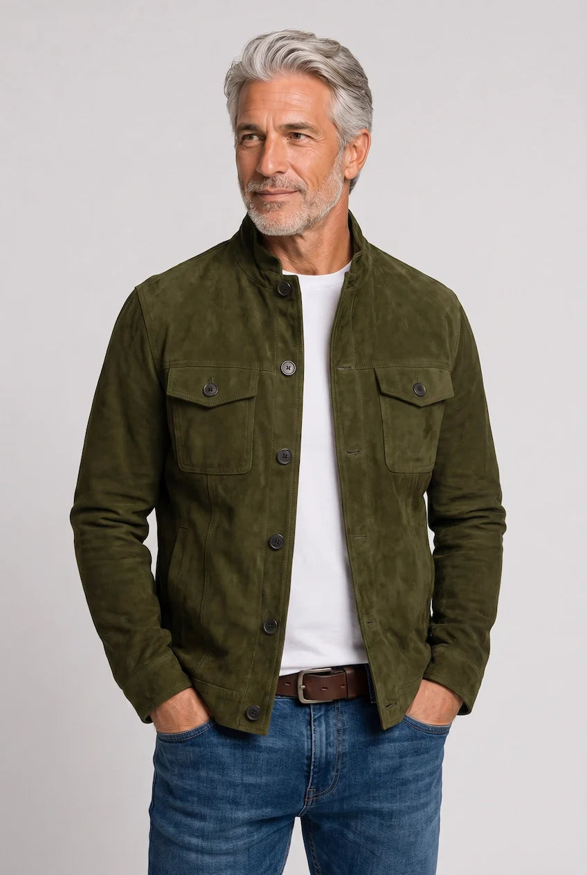 Giulio | Giacca in Scamosciato