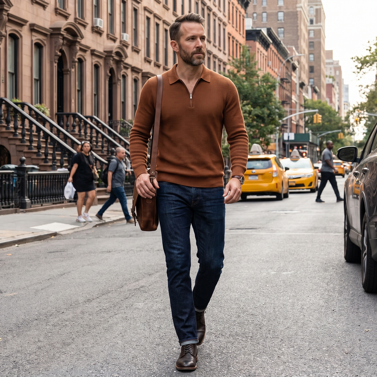 Ashford™ — Il polo-maglione half-zip