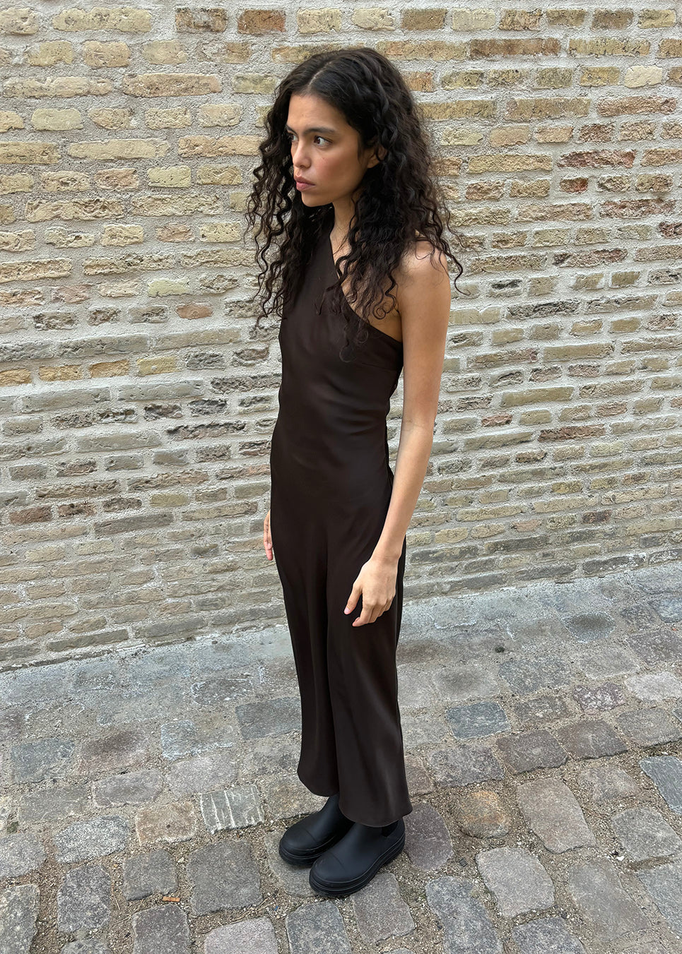 Narcissamd dress - Seal Brown