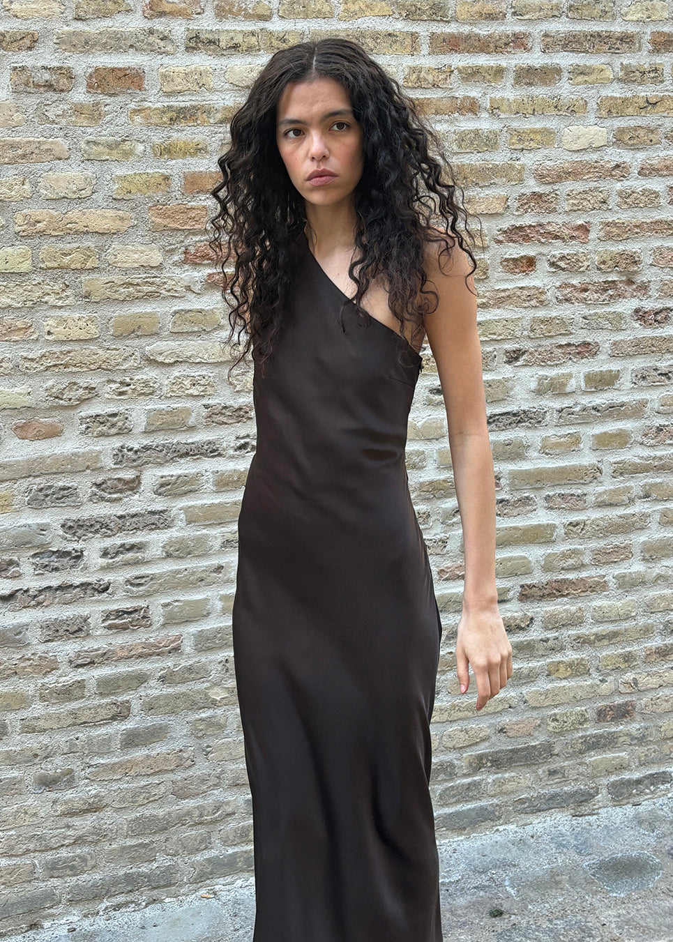 Narcissamd dress - Seal Brown
