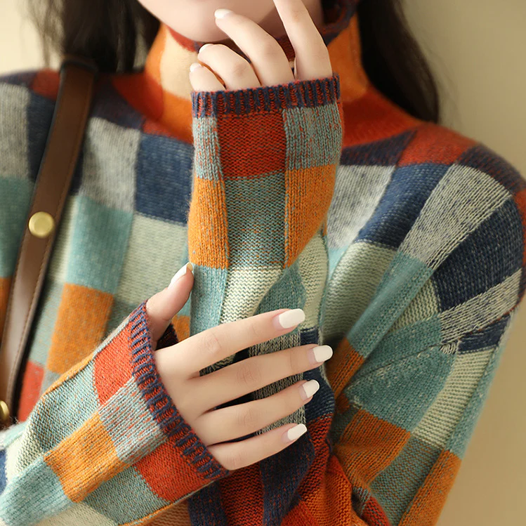Mirea™ | Maglione Colorato a Quadri