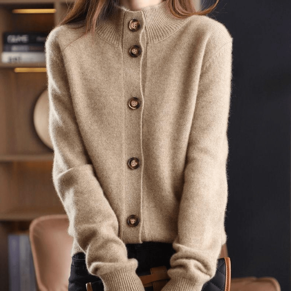 Alina™ | Cardigan Morbido in Lana e Cashmere
