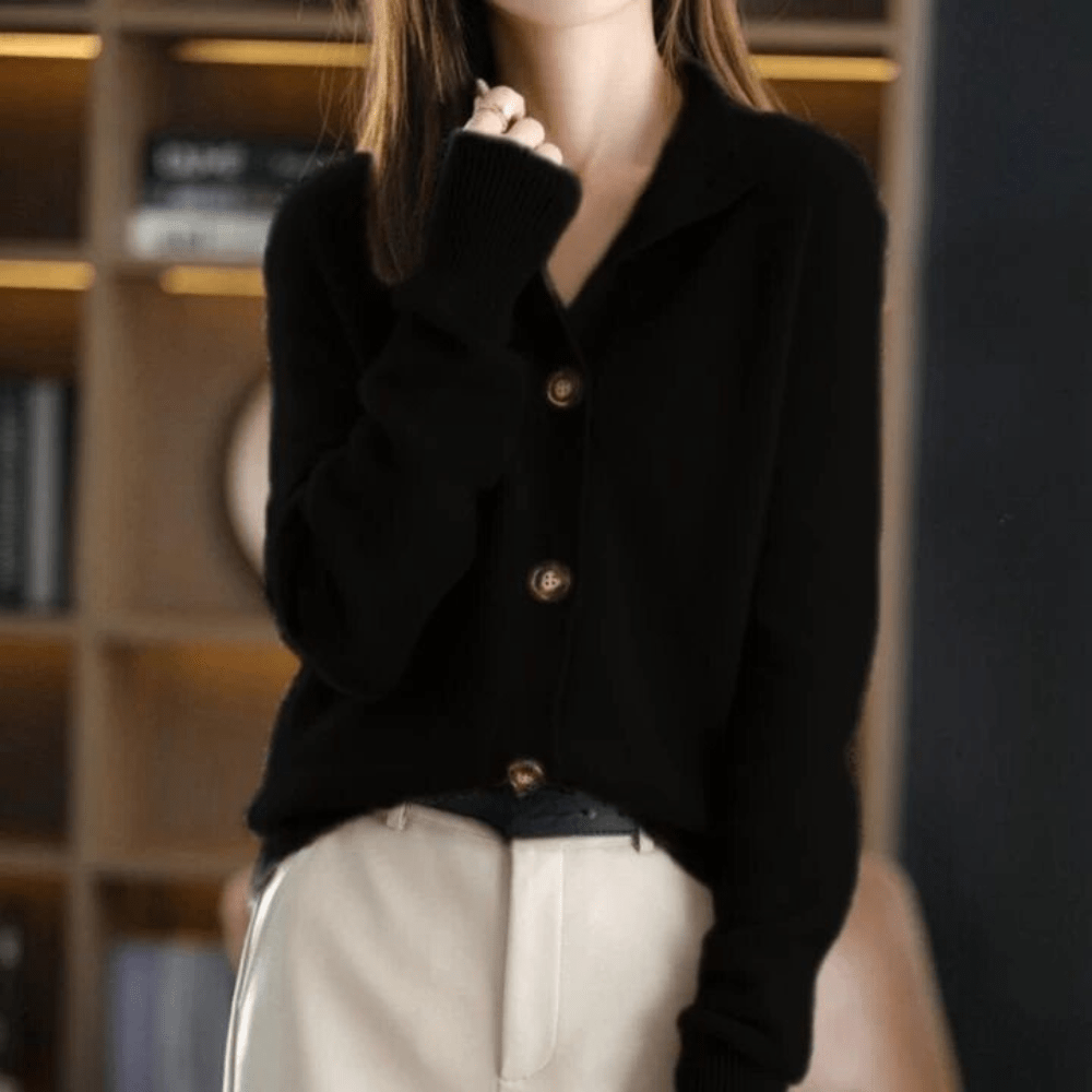 Alina™ | Cardigan Morbido in Lana e Cashmere