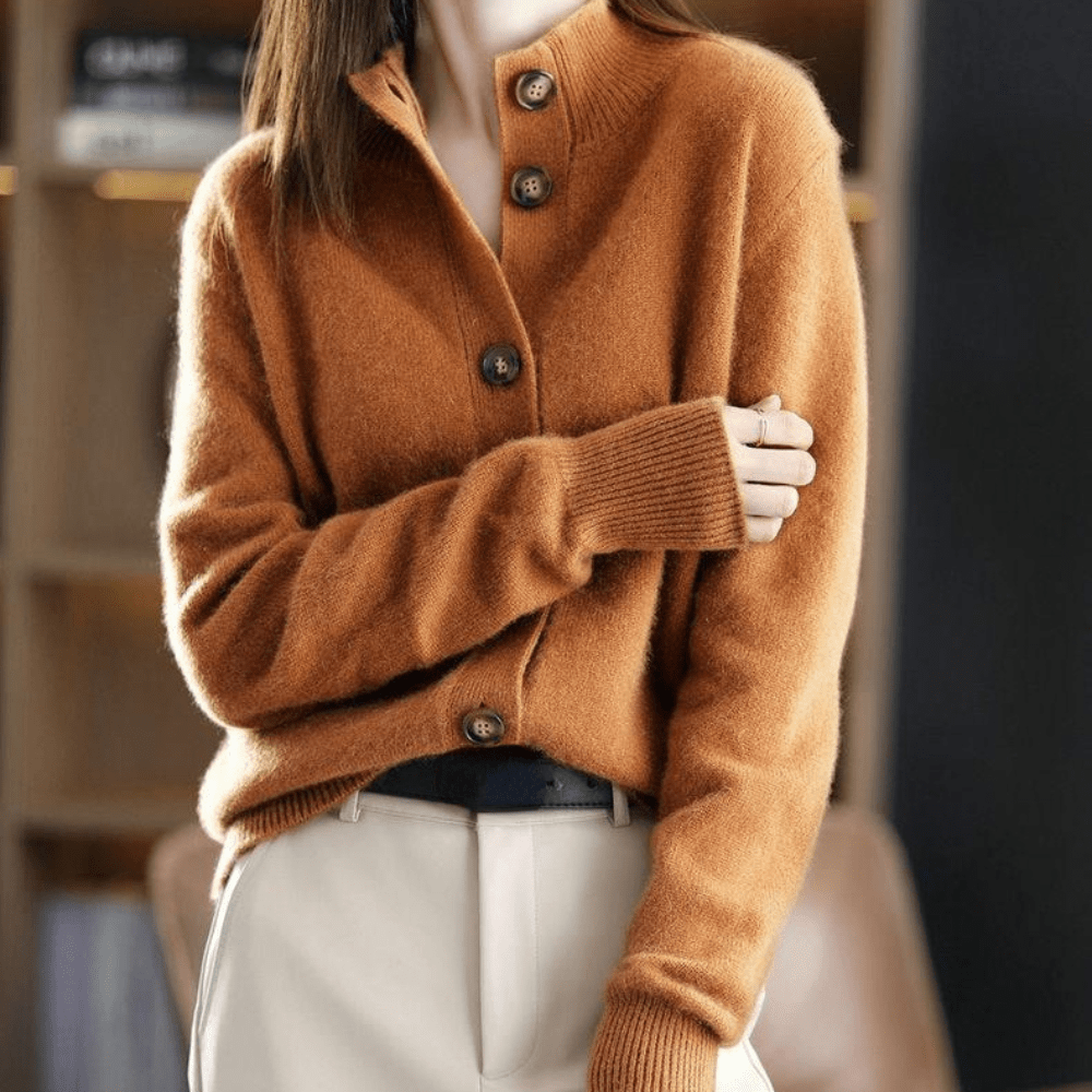 Alina™ | Cardigan Morbido in Lana e Cashmere
