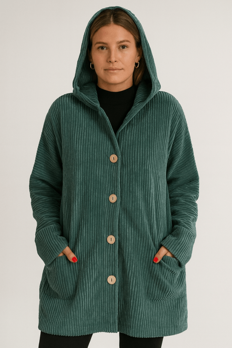 Indie | Giacca Con Cappuccio In Velluto A Coste