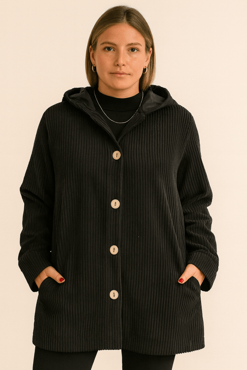 Indie | Giacca Con Cappuccio In Velluto A Coste