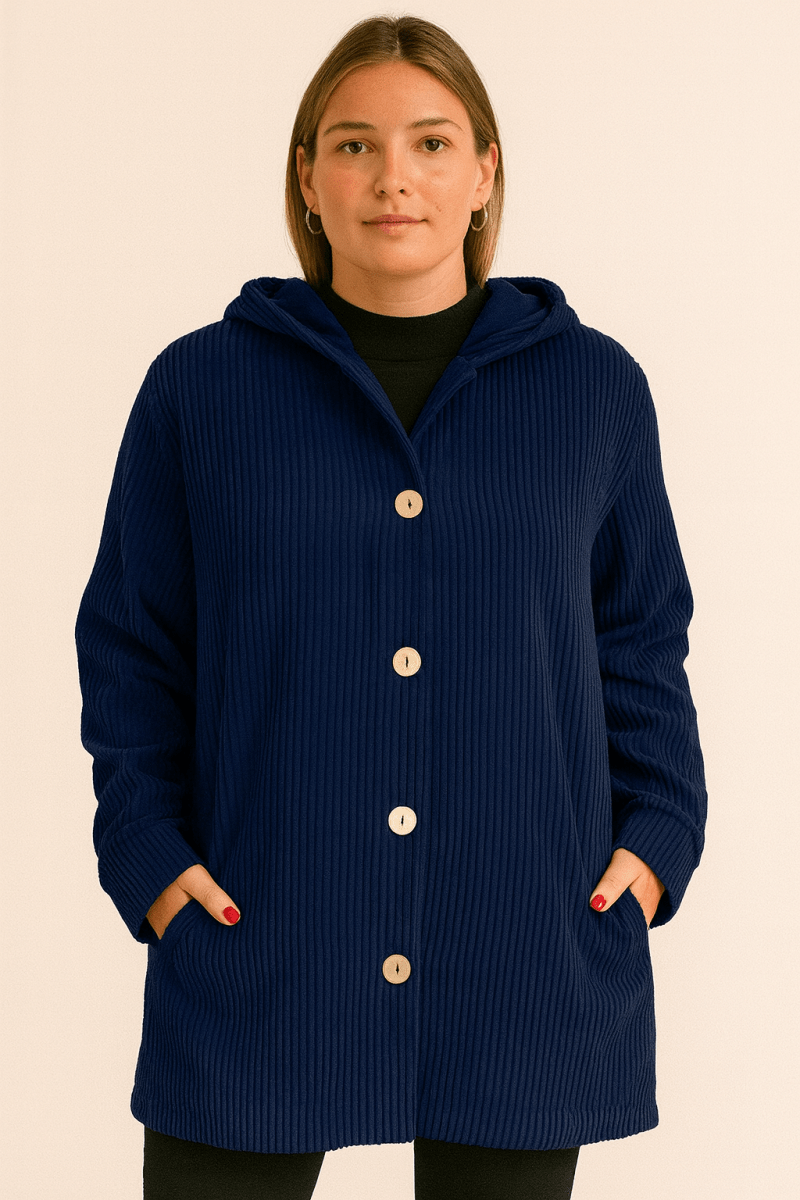 Indie | Giacca Con Cappuccio In Velluto A Coste