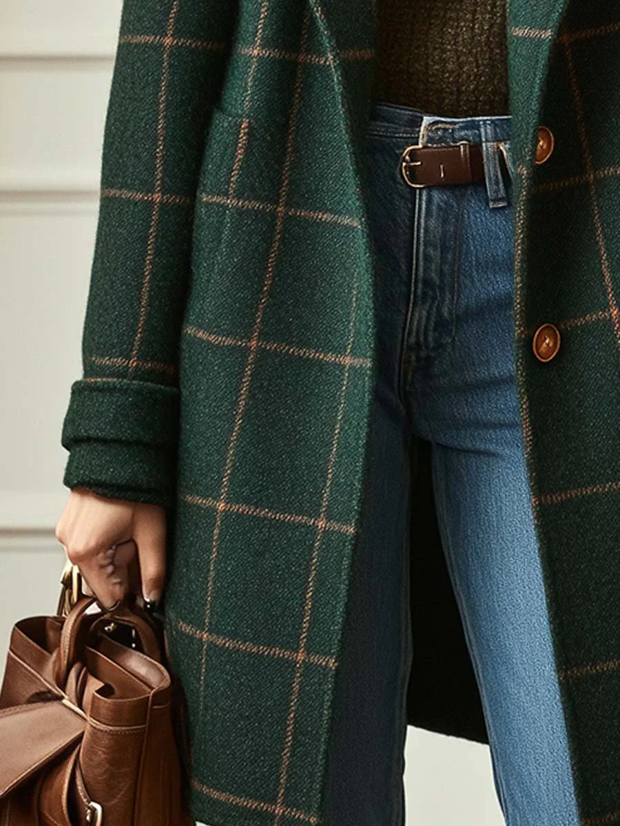 Sera™ | Cappotto Classico A Quadri