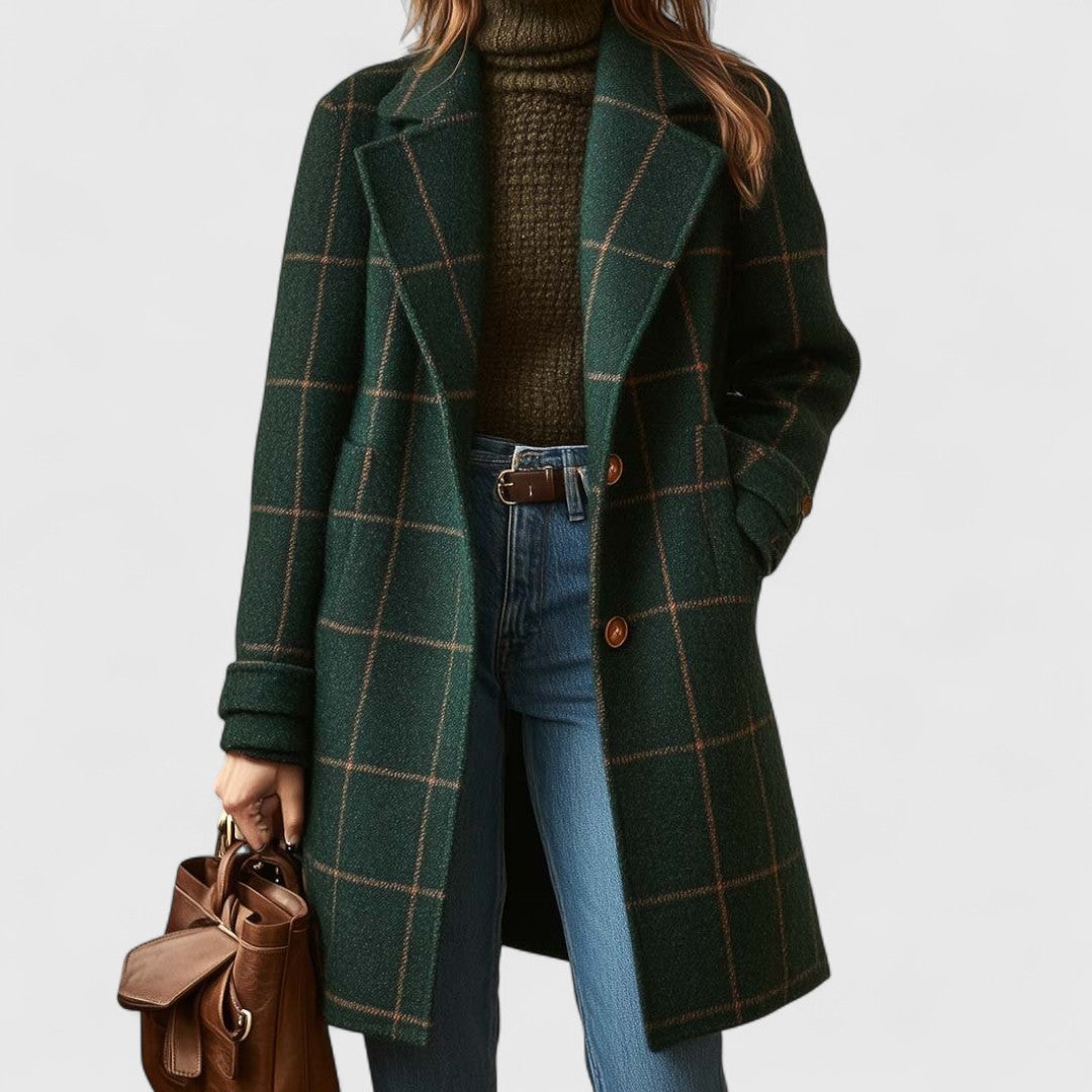 Sera™ | Cappotto Classico A Quadri
