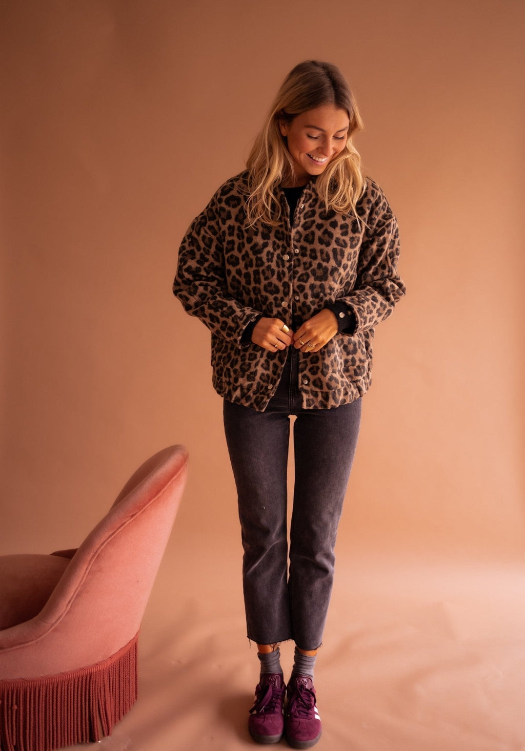Natalie | Giacca Leopardata Alla Moda