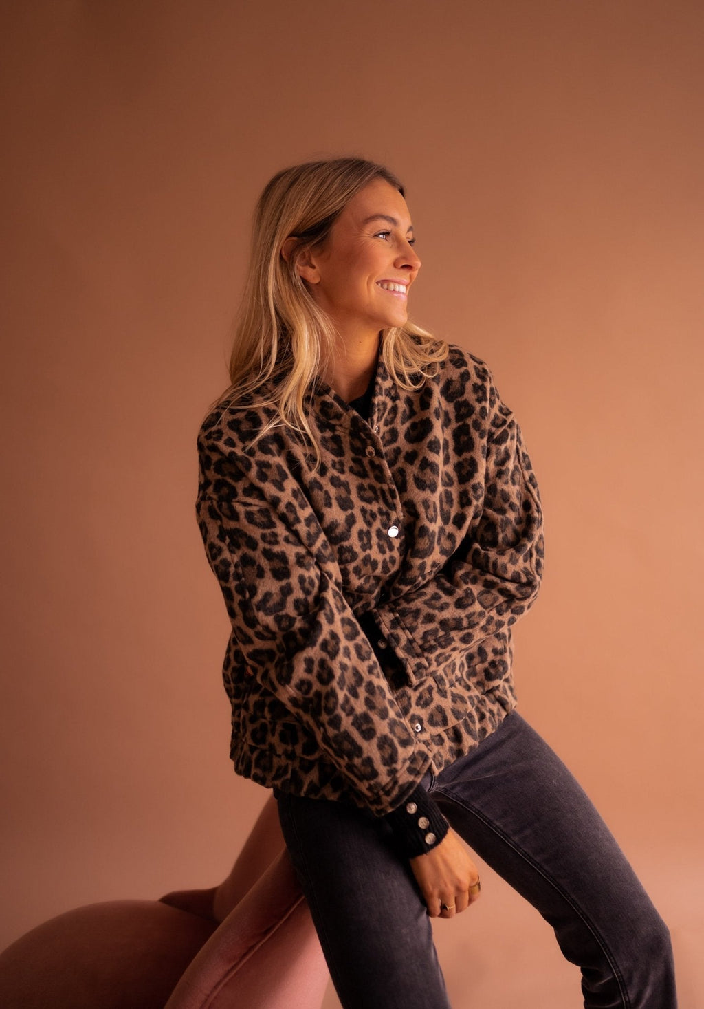 Natalie | Giacca Leopardata Alla Moda