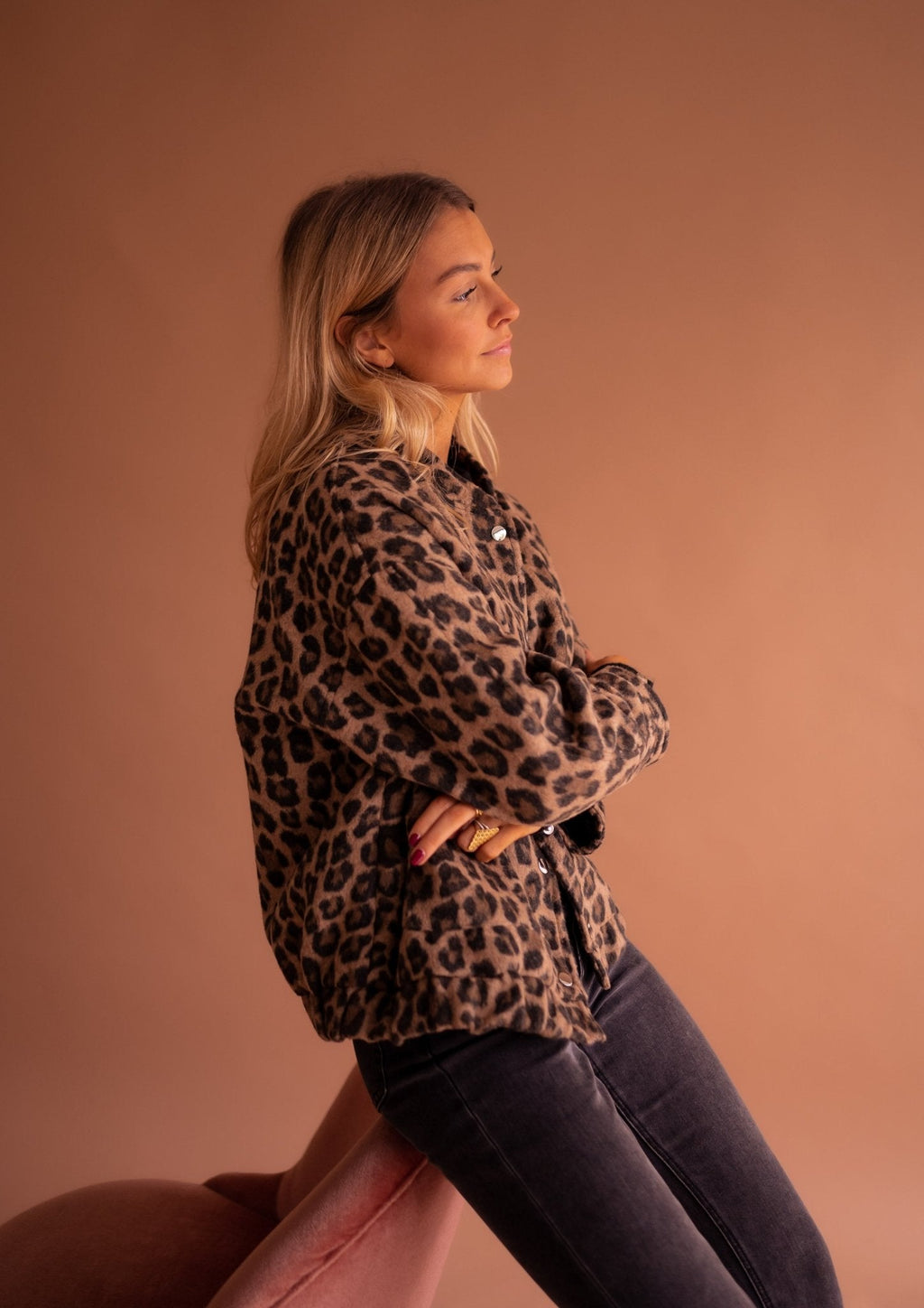Natalie | Giacca Leopardata Alla Moda