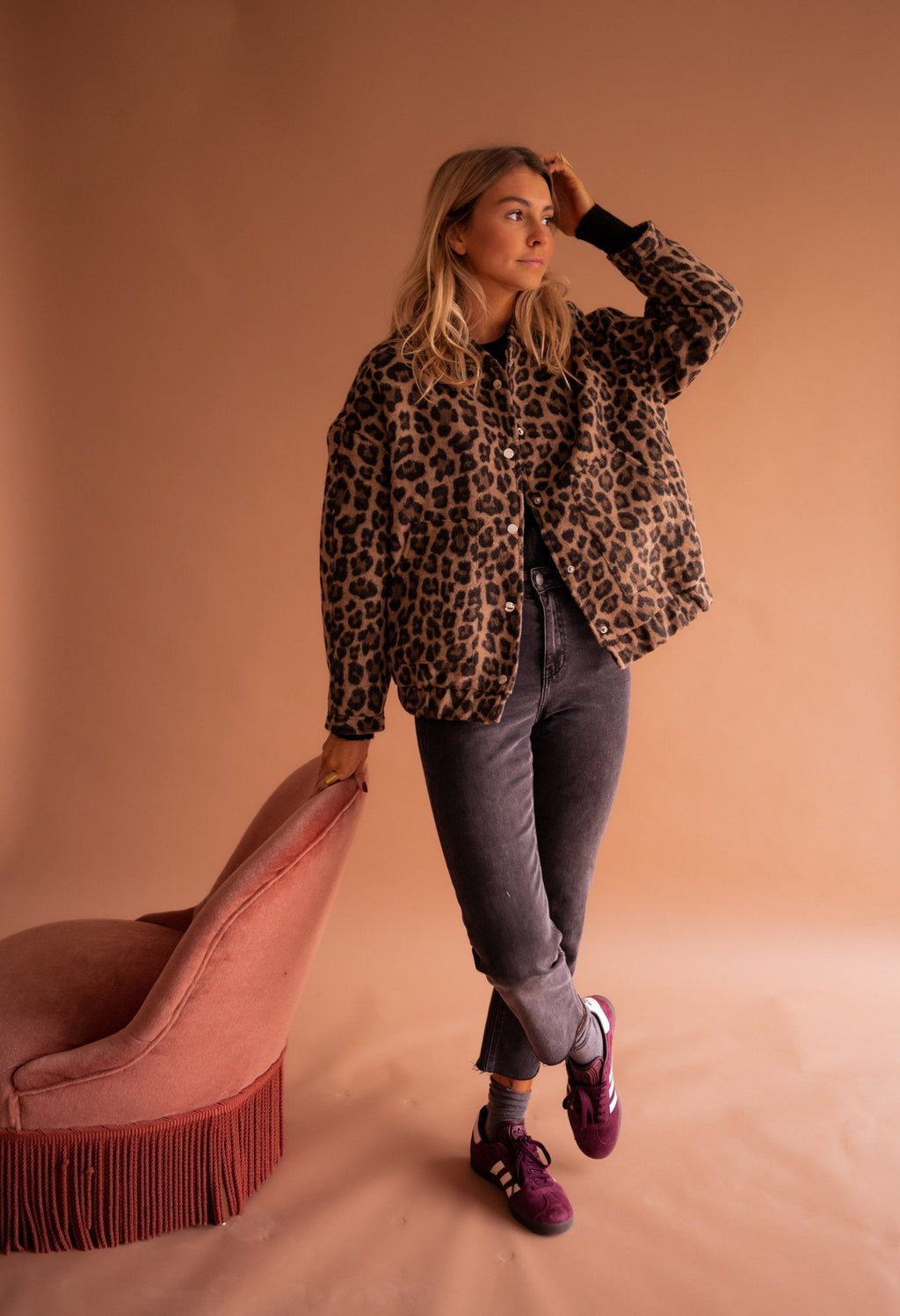 Natalie | Giacca Leopardata Alla Moda