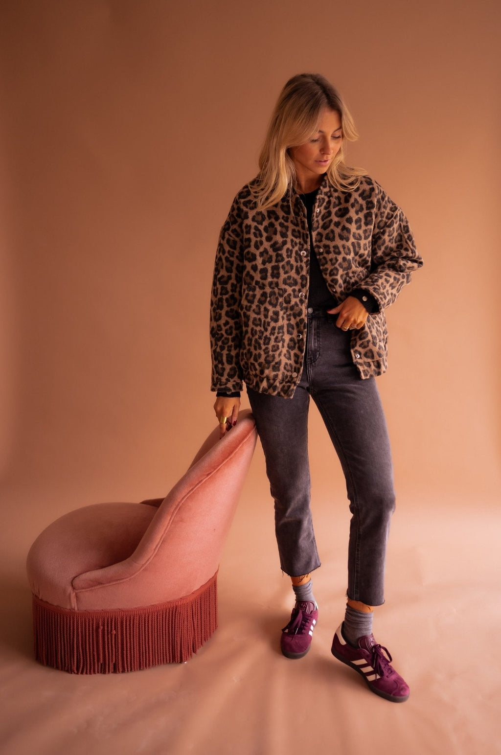 Natalie | Giacca Leopardata Alla Moda