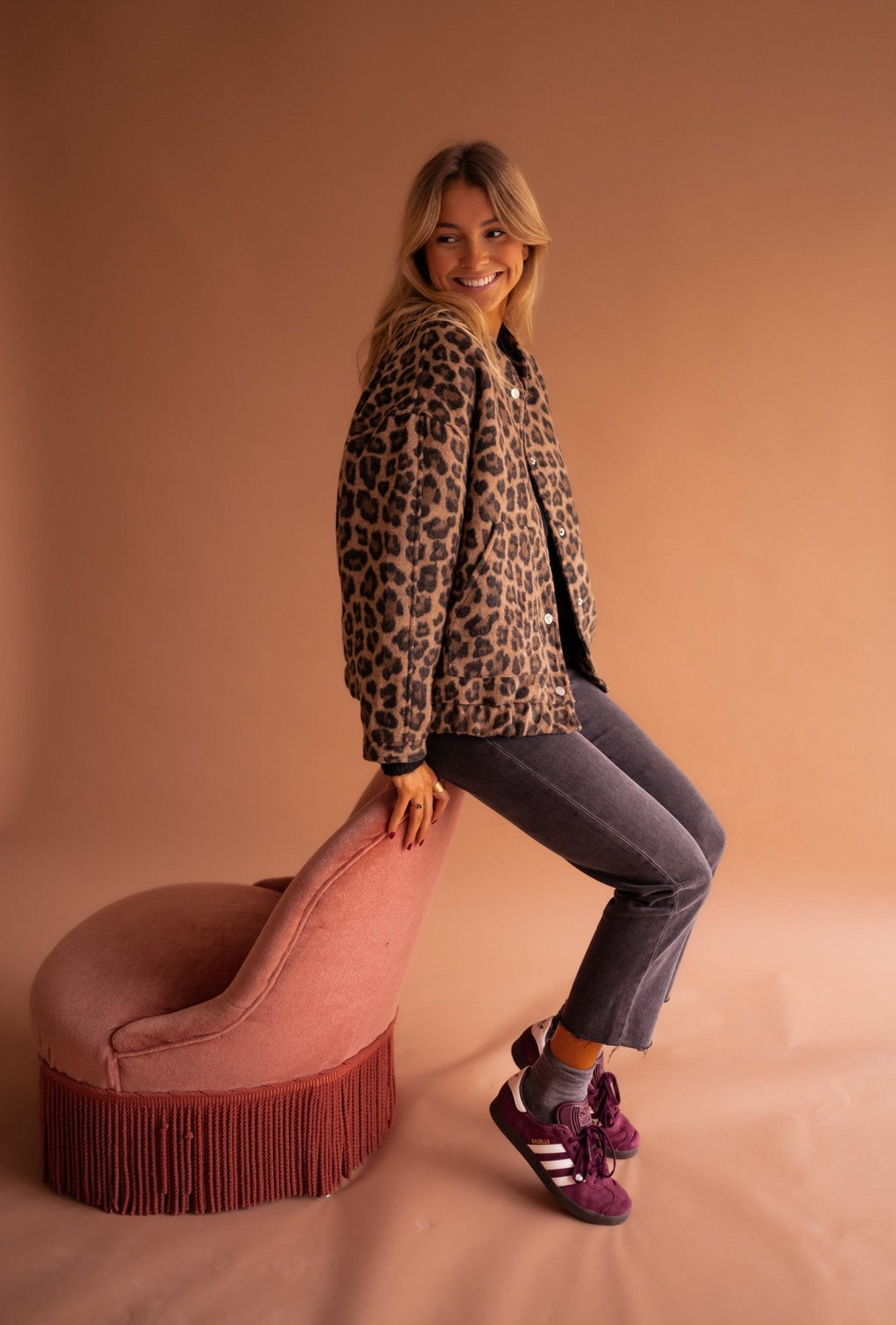 Natalie | Giacca Leopardata Alla Moda