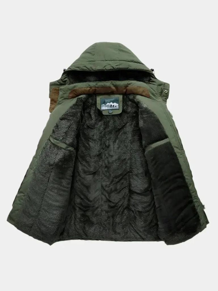 Giacca Militare con Cappuccio