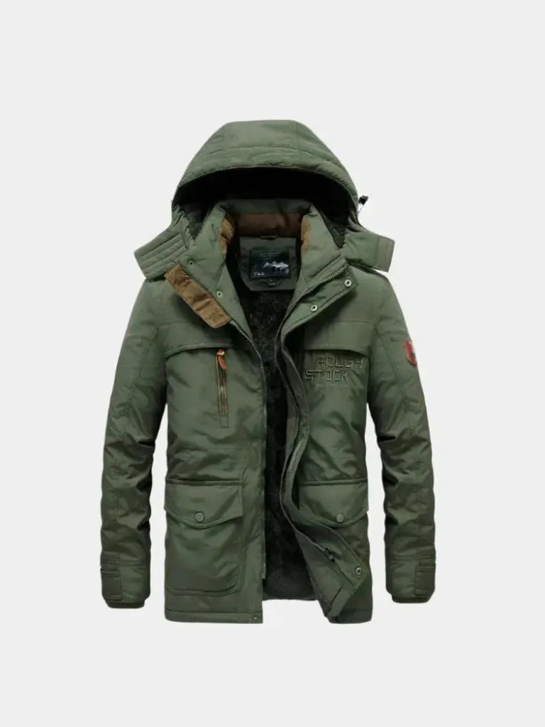 Giacca Militare con Cappuccio