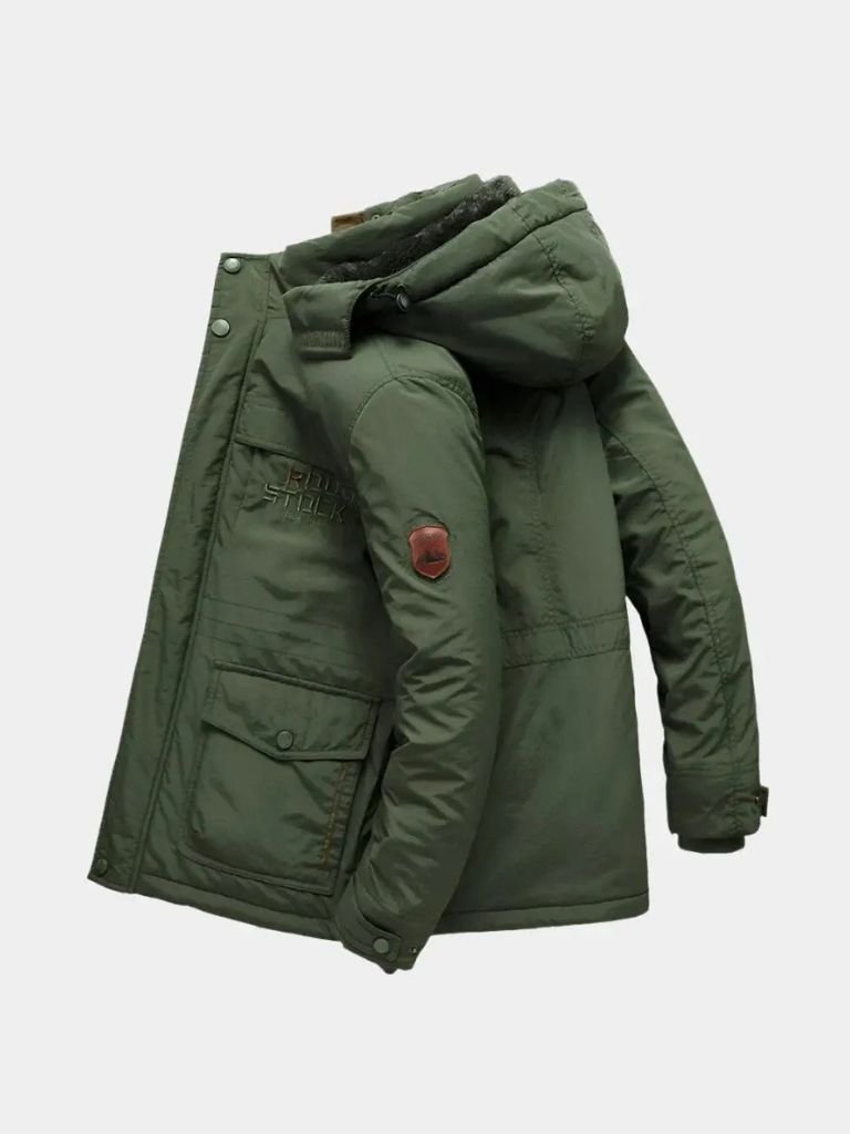Giacca Militare con Cappuccio