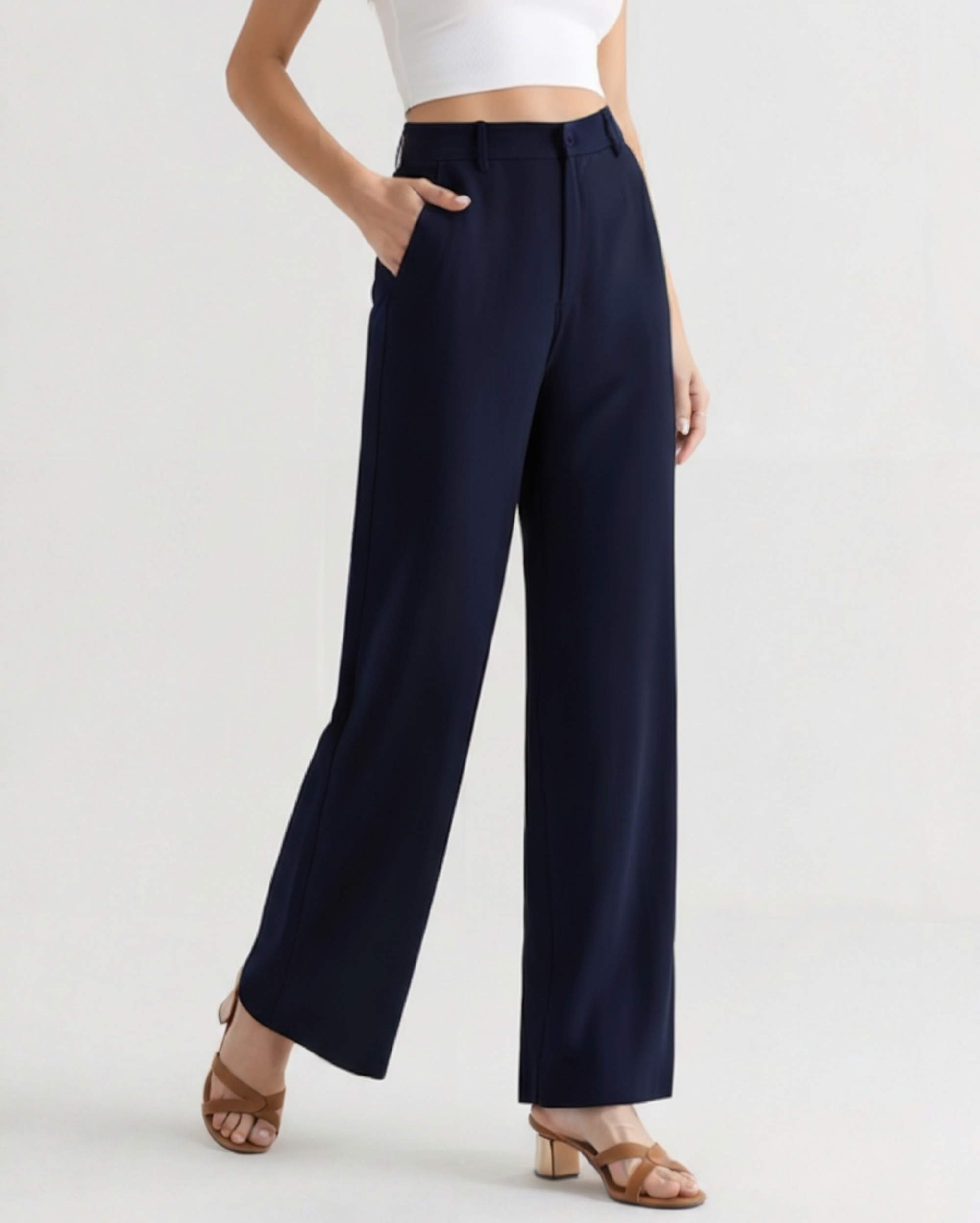 Pantaloni Serena a Gamba Larga
