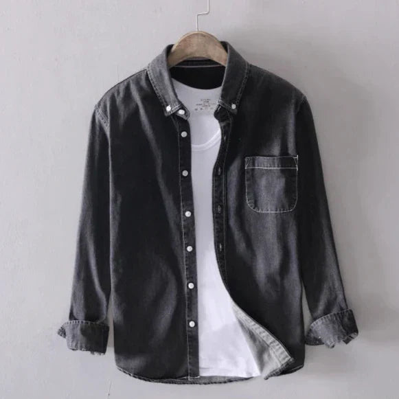 Uomo Premium Denim Button Up