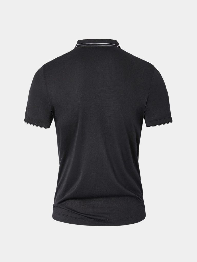 Polo con Rifinitura Obsidiana