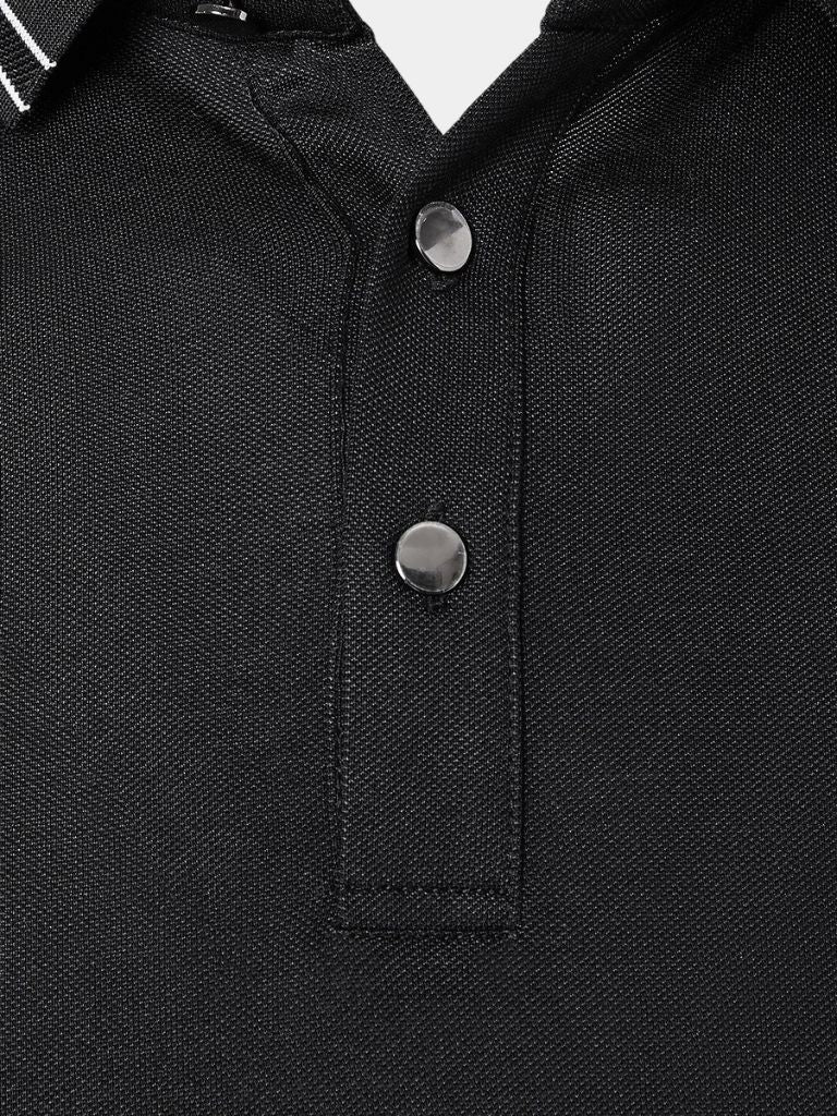 Polo con Rifinitura Obsidiana