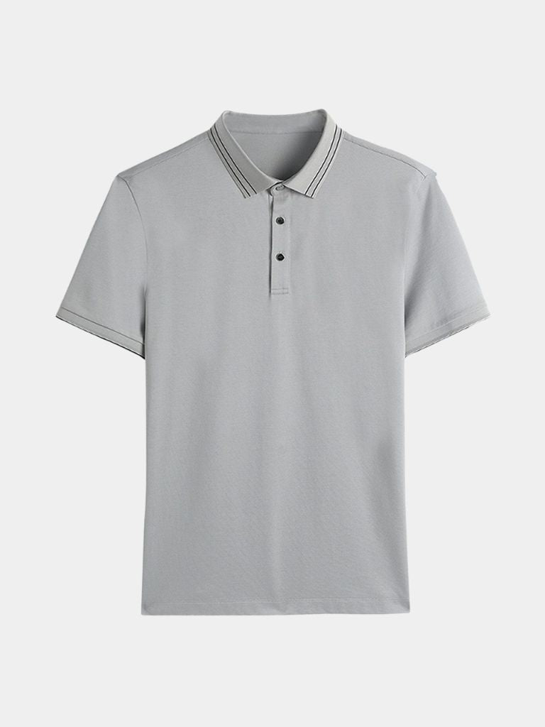 Polo con Rifinitura Obsidiana
