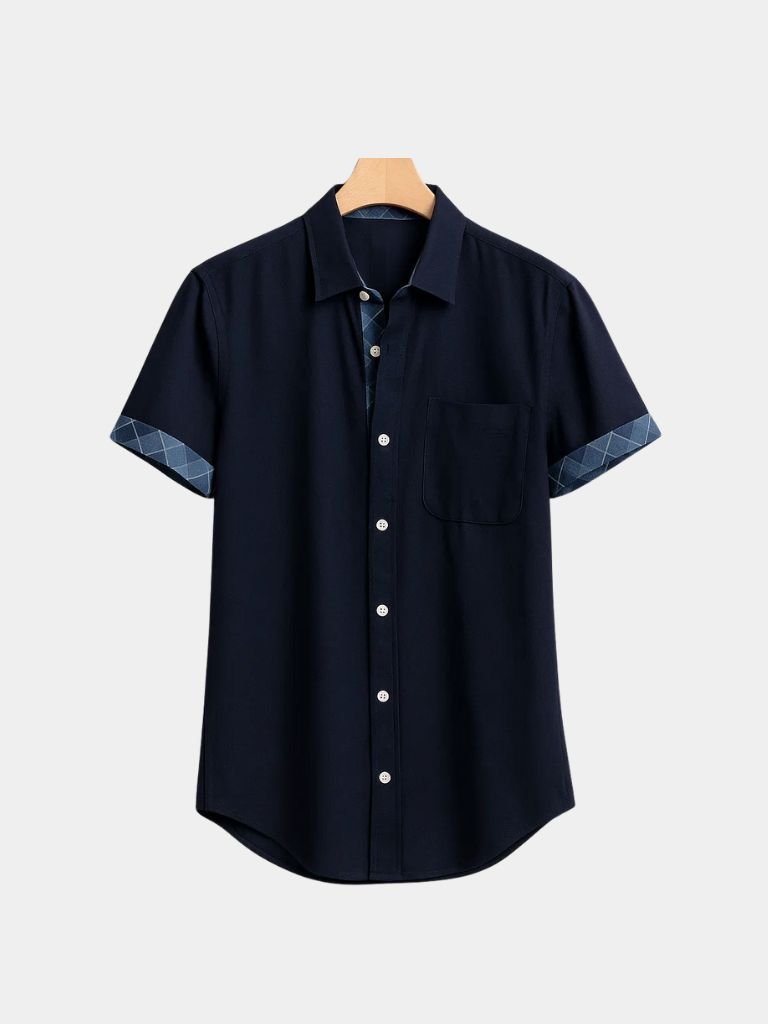 Camicia Casual Dettaglio Oceano