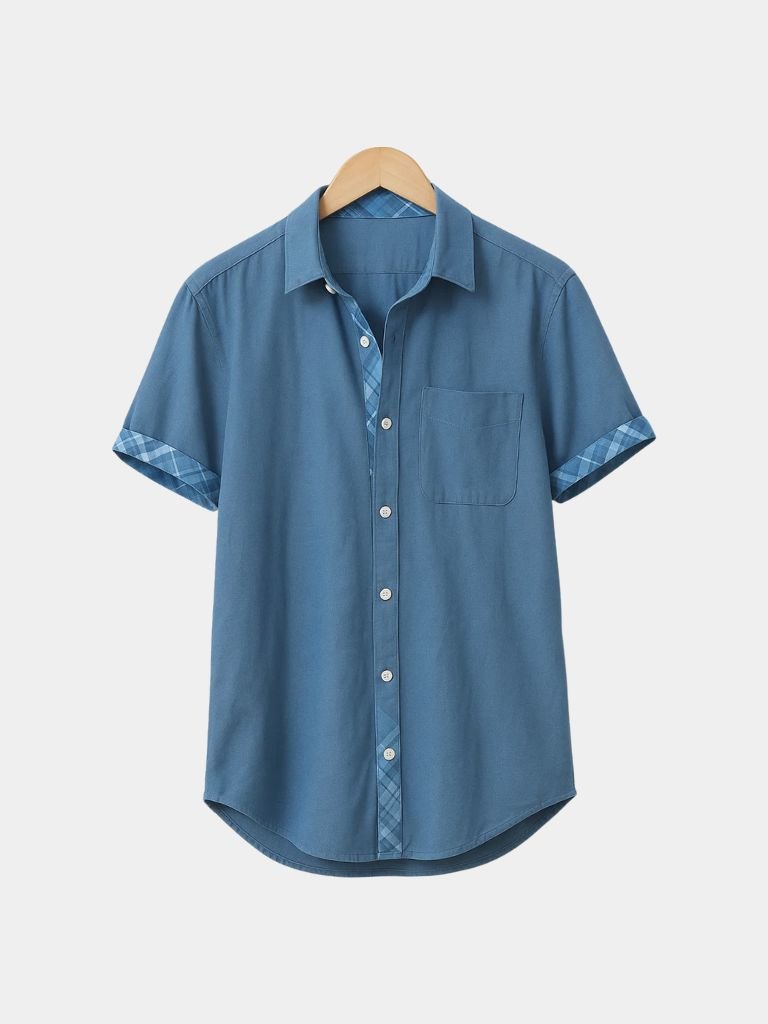Camicia Casual Dettaglio Oceano