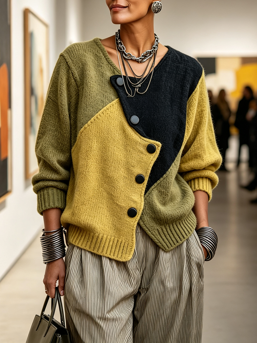 Weston™ — Il maglione color-block che si nota, e resta.