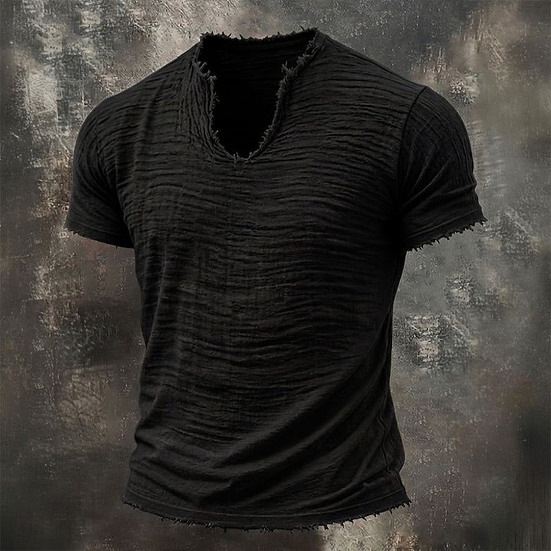Varel | T-shirt Vintage con scollo a V