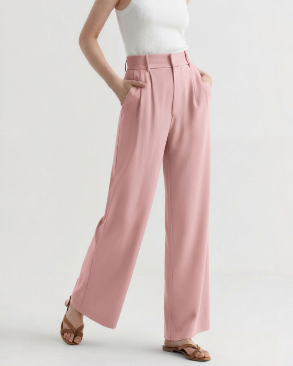 Pantaloni Serena a Gamba Larga