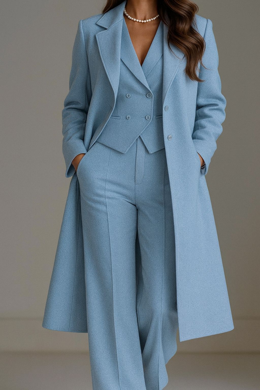 Coordinato Mavi Capotto+ Tailleur completo