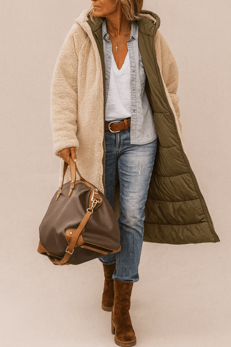 Sasha | Cappotto Reversibile Morbido