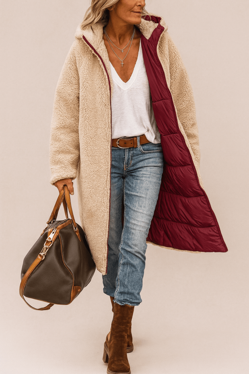 Sasha | Cappotto Reversibile Morbido