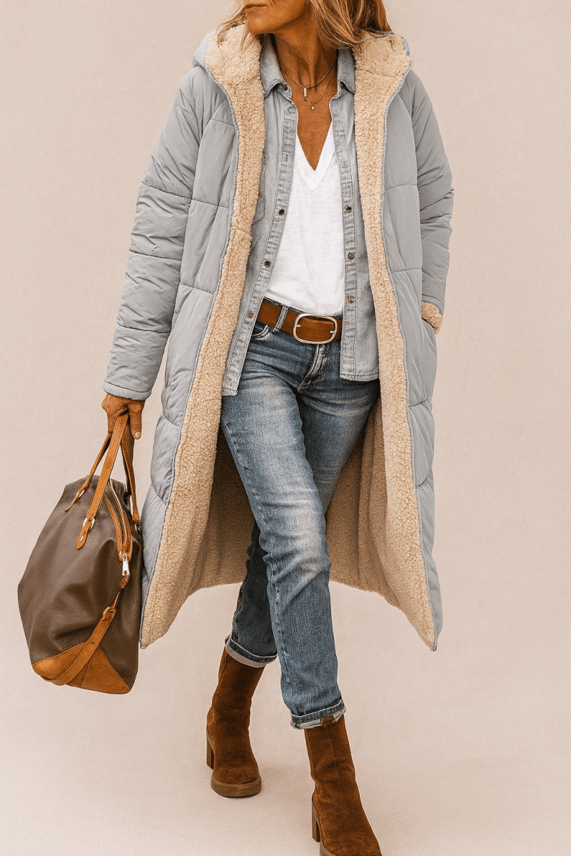 Sasha | Cappotto Reversibile Morbido