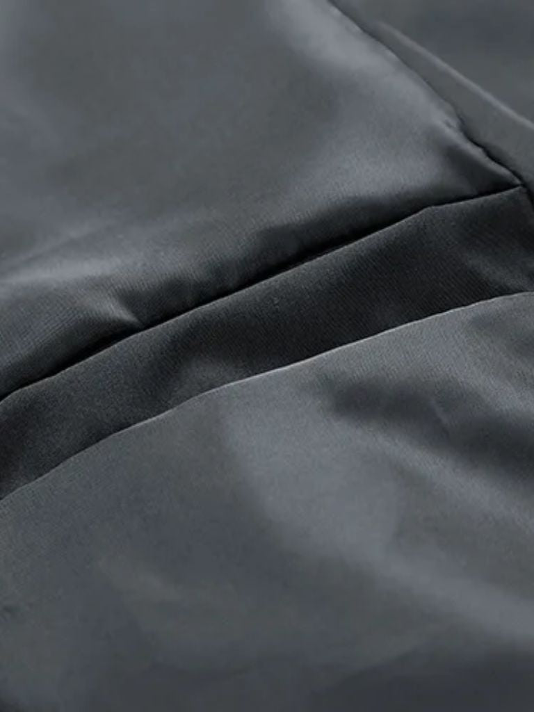Giacca bomber imbottita con maniche Sherpa