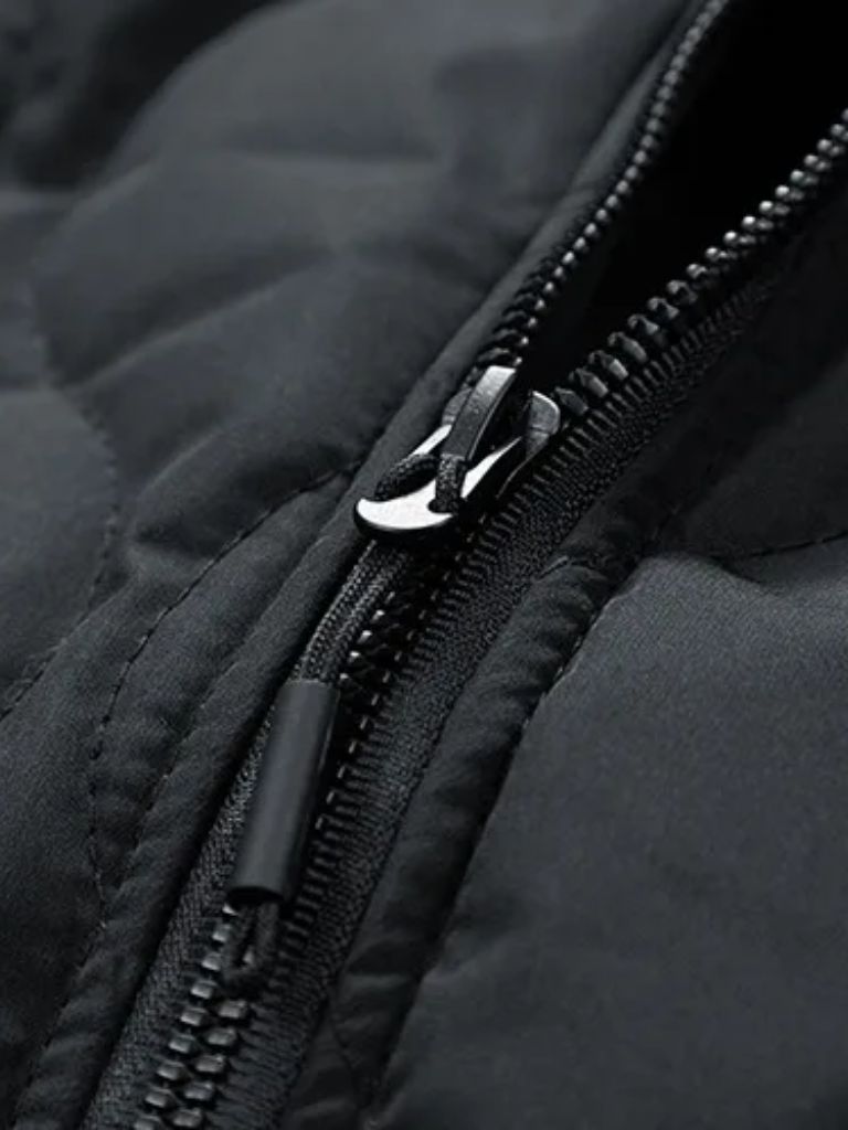 Giacca bomber imbottita con maniche Sherpa