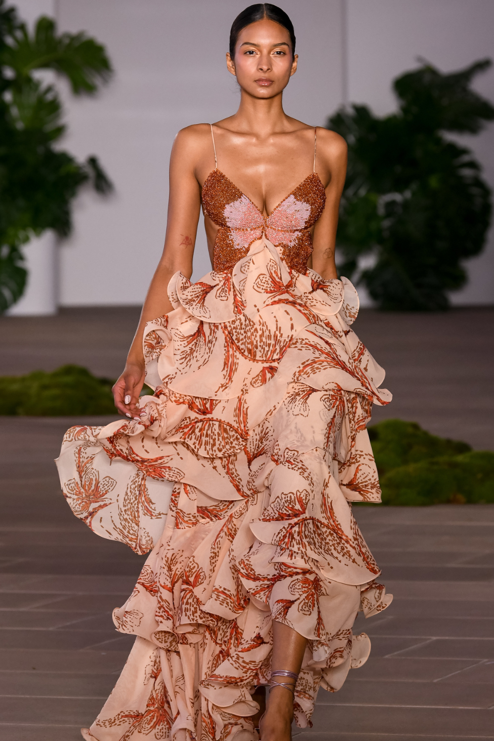 Amora Ruffle Gown