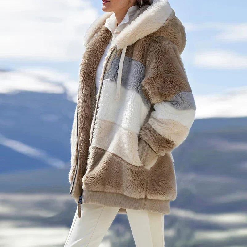Isabella™ Giacca Invernale da Donna con Cappuccio e Cerniera