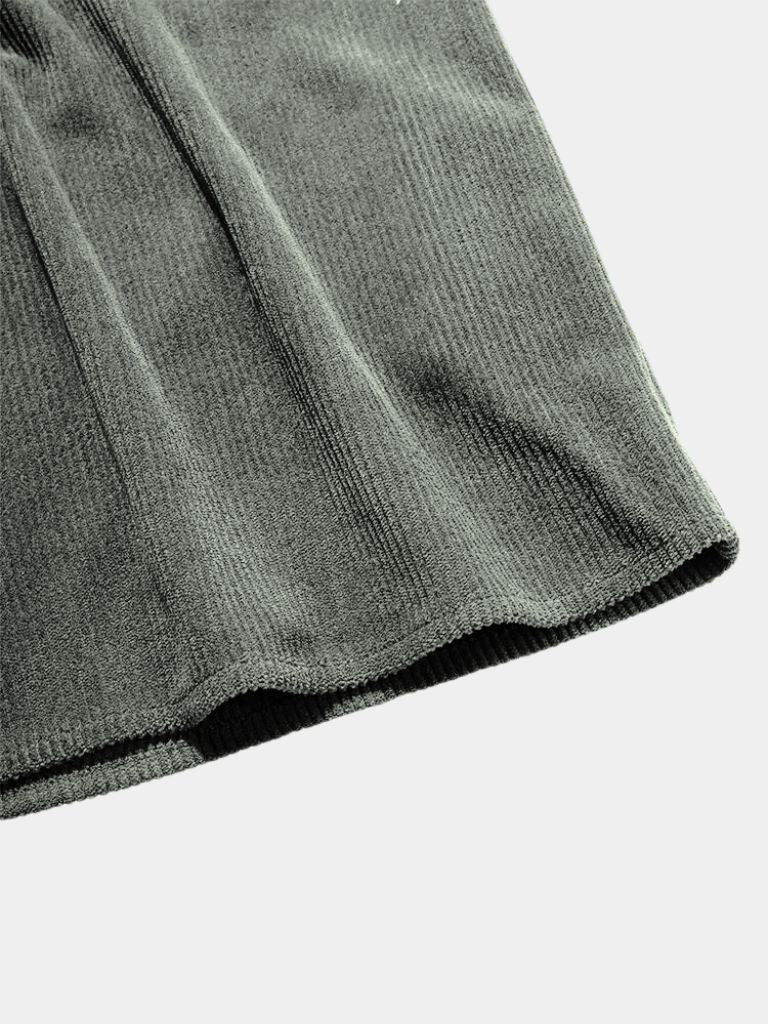 Camicia a maniche corte testurizzata