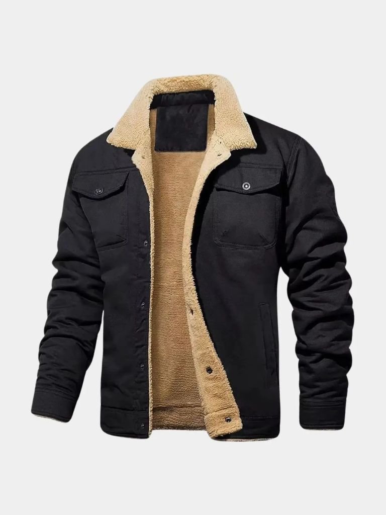 Giacca bomber in pile vintage
